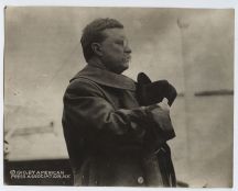 Theodore Roosevelt aboard the "Queen Maud" in Norway